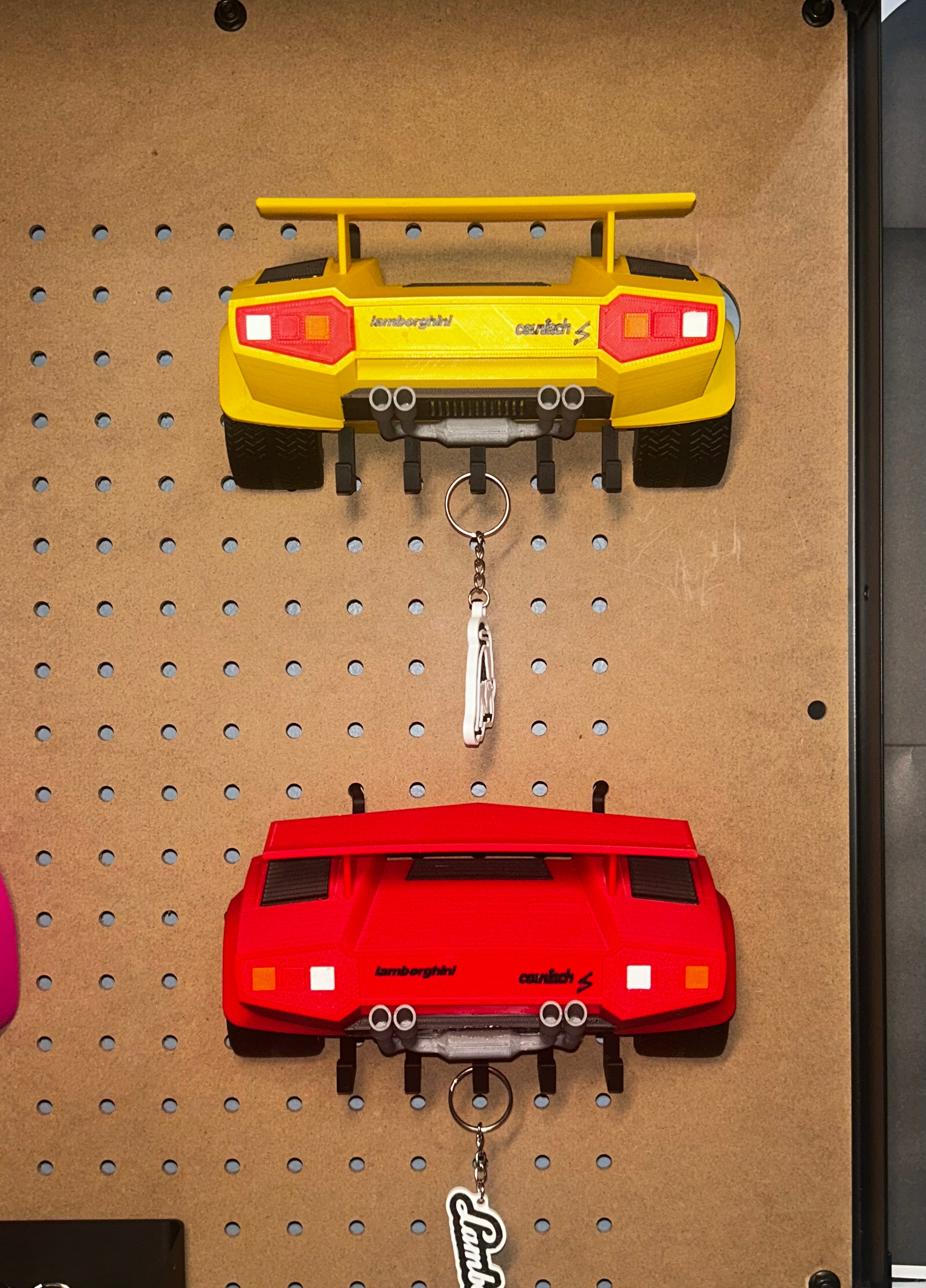 Office Garage Home Wall Key Hanger Compatible With Lamborghini Countach