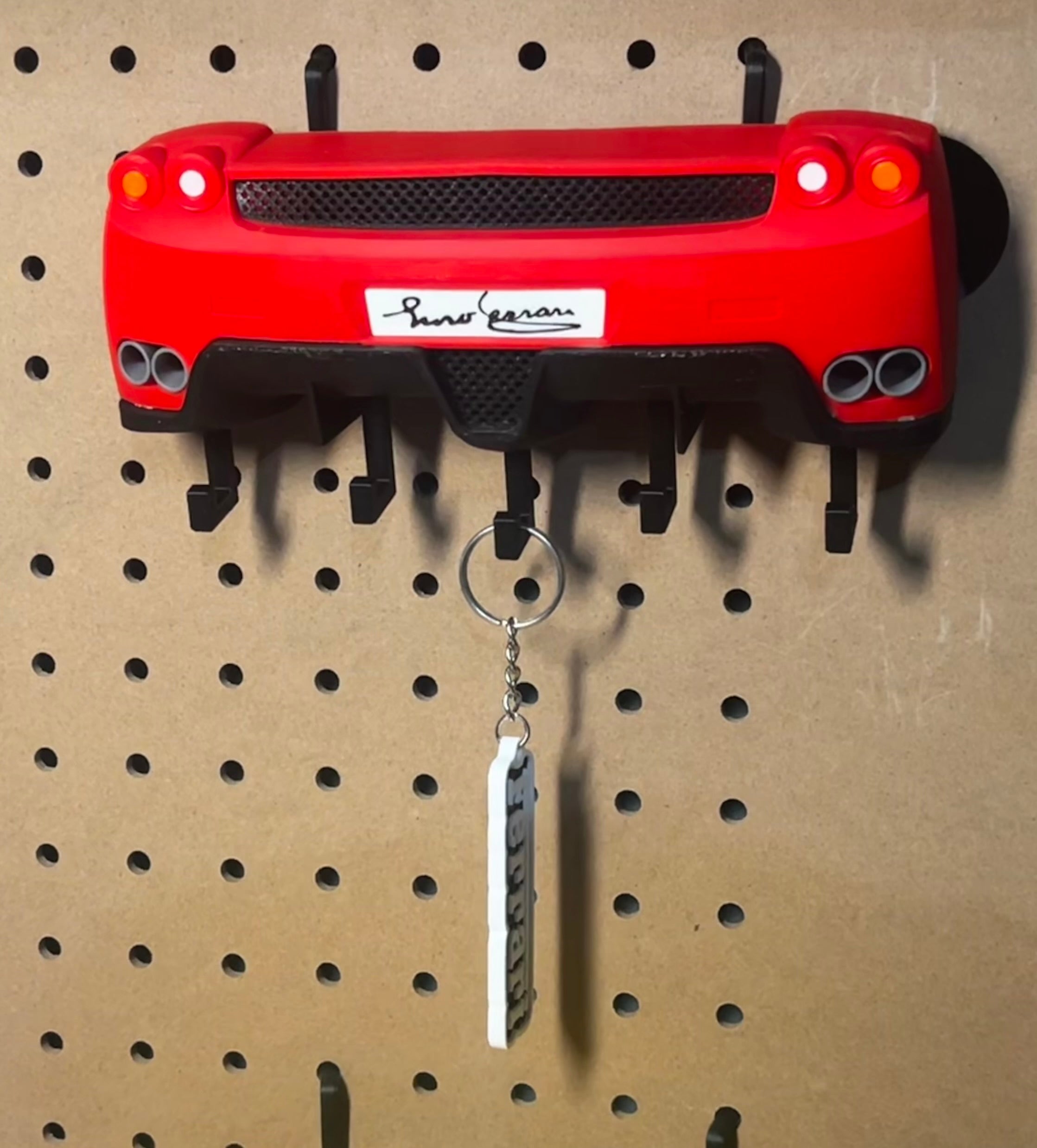 Office Garage Home Wall Key Hanger Compatible With Ferrari Enzo