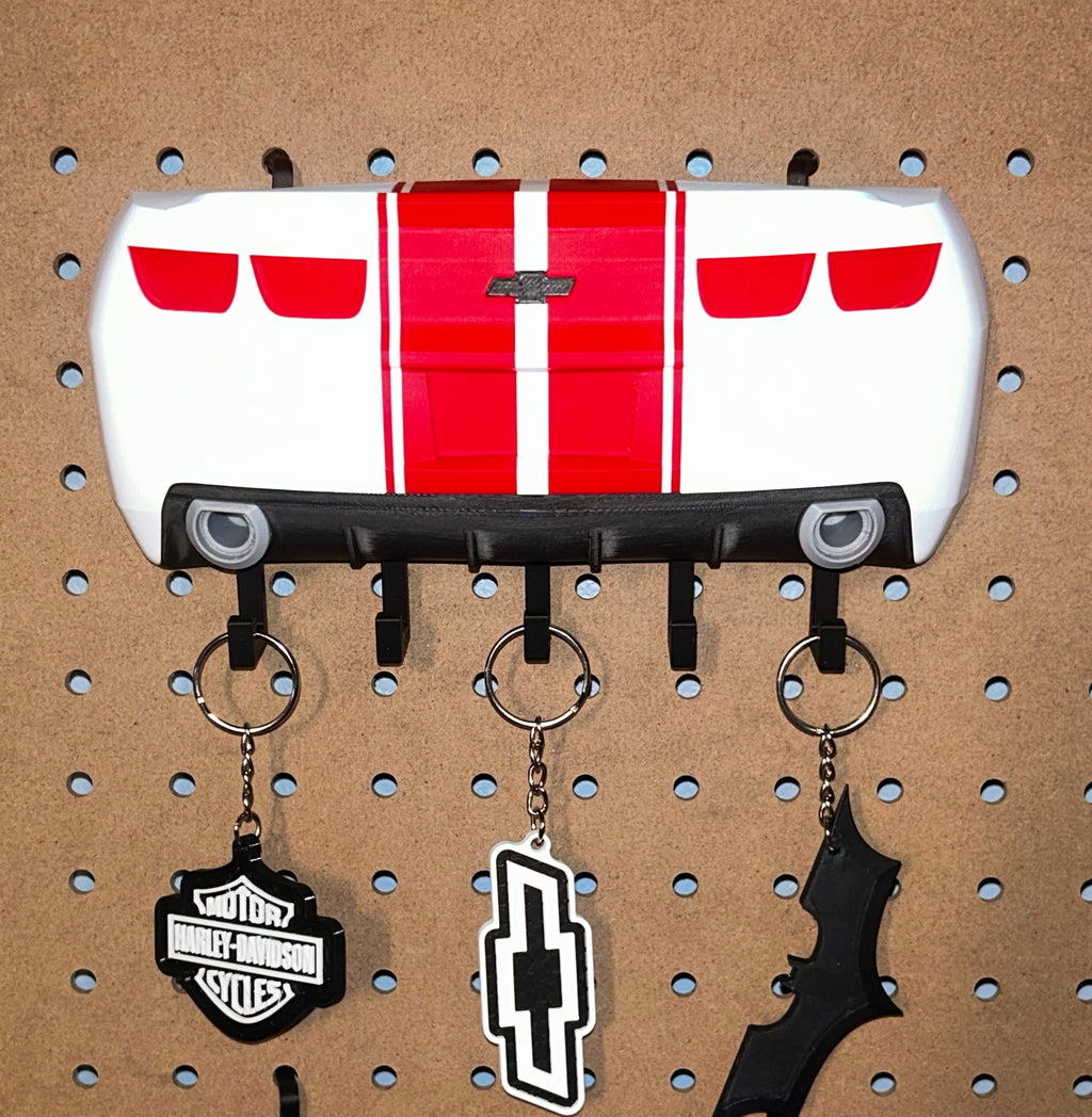 Office Garage Home Wall Key Hanger Compatible With Chevy Camaro