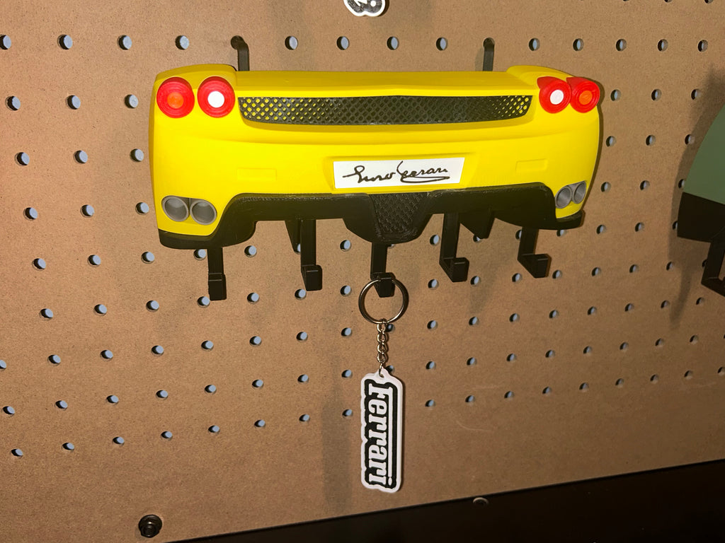 Office Garage Home Wall Key Hanger Compatible With Ferrari Enzo
