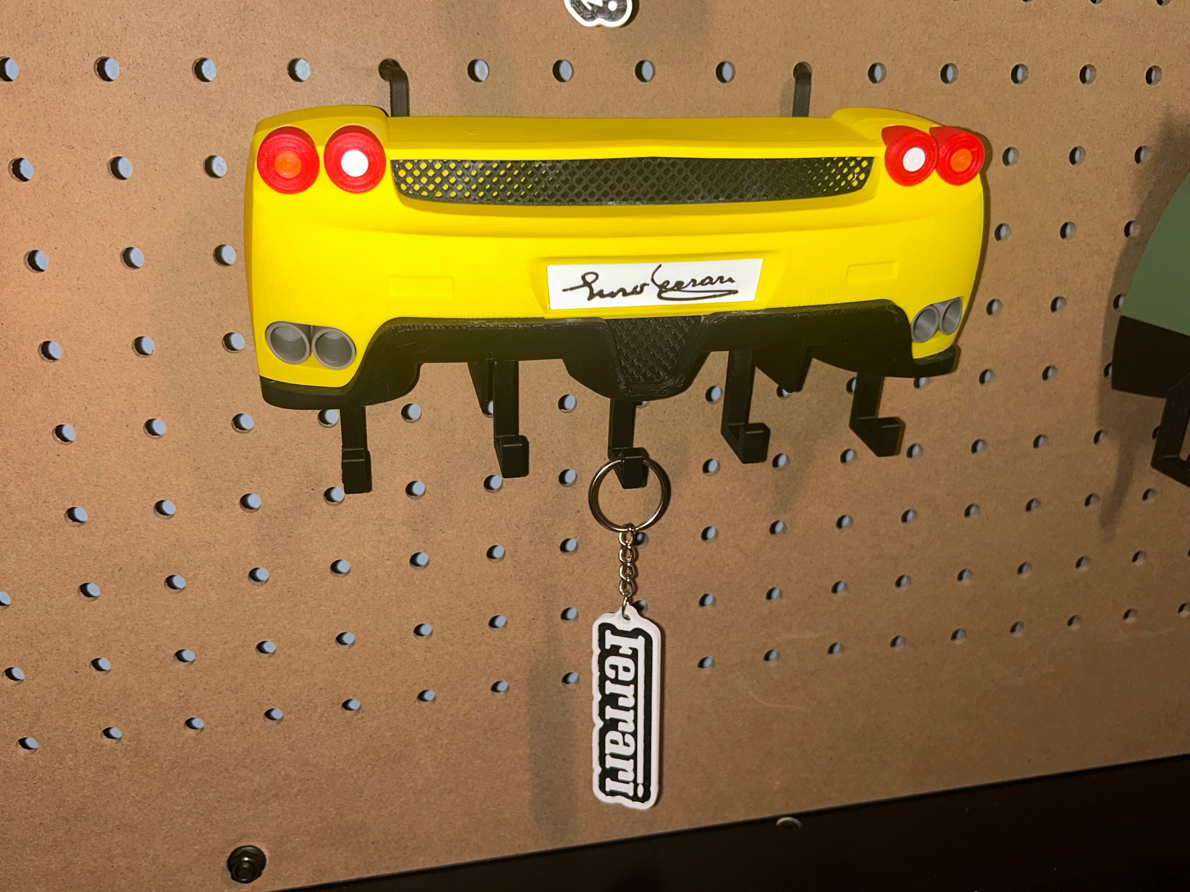 Office Garage Home Wall Key Hanger Compatible With Ferrari Enzo