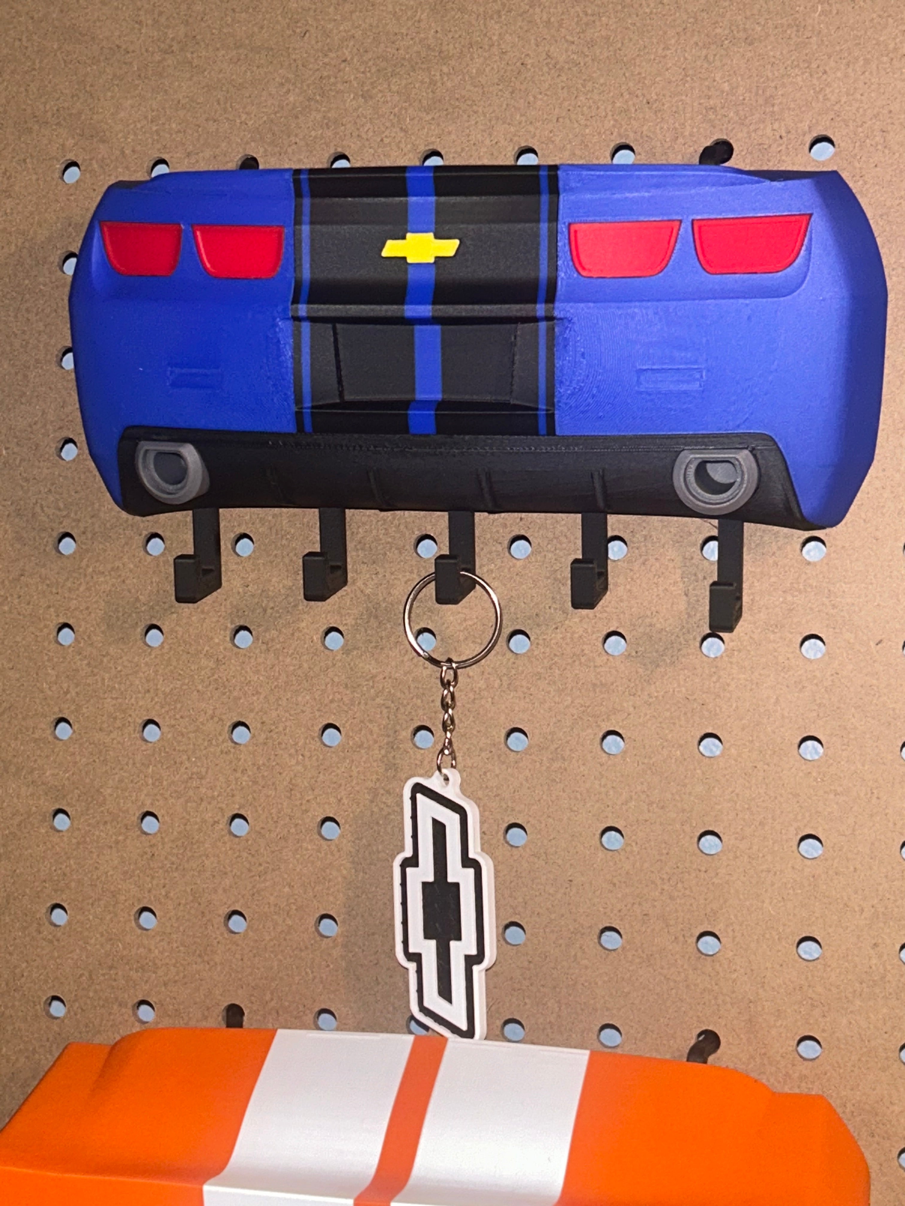 Office Garage Home Wall Key Hanger Compatible With Chevy Camaro