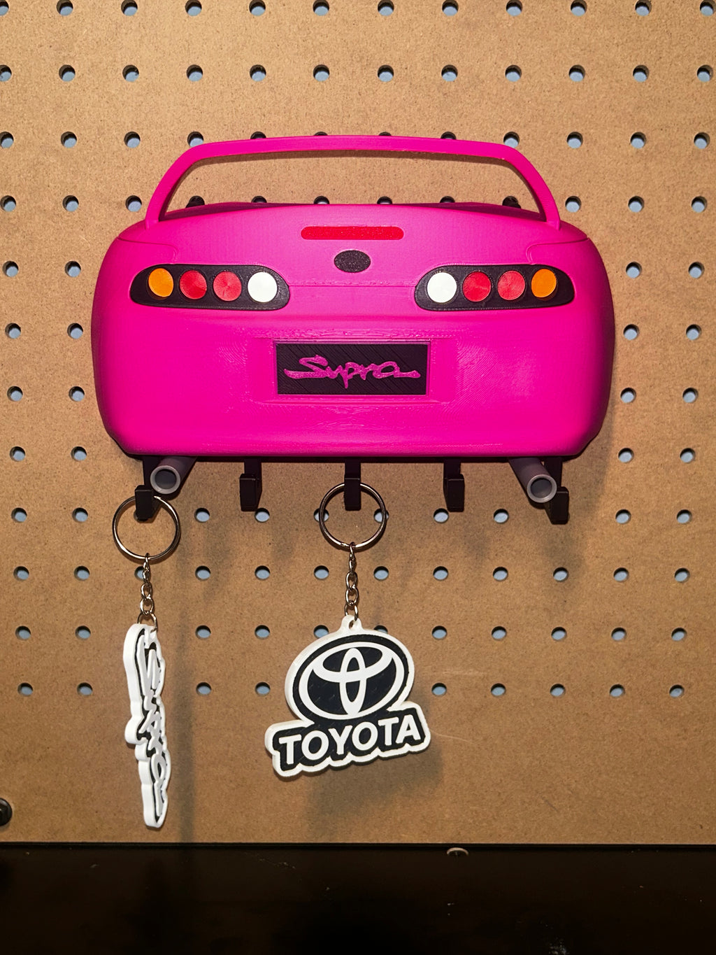 Office Garage Home Wall Key Hanger Compatible With Toyota Supra MK4