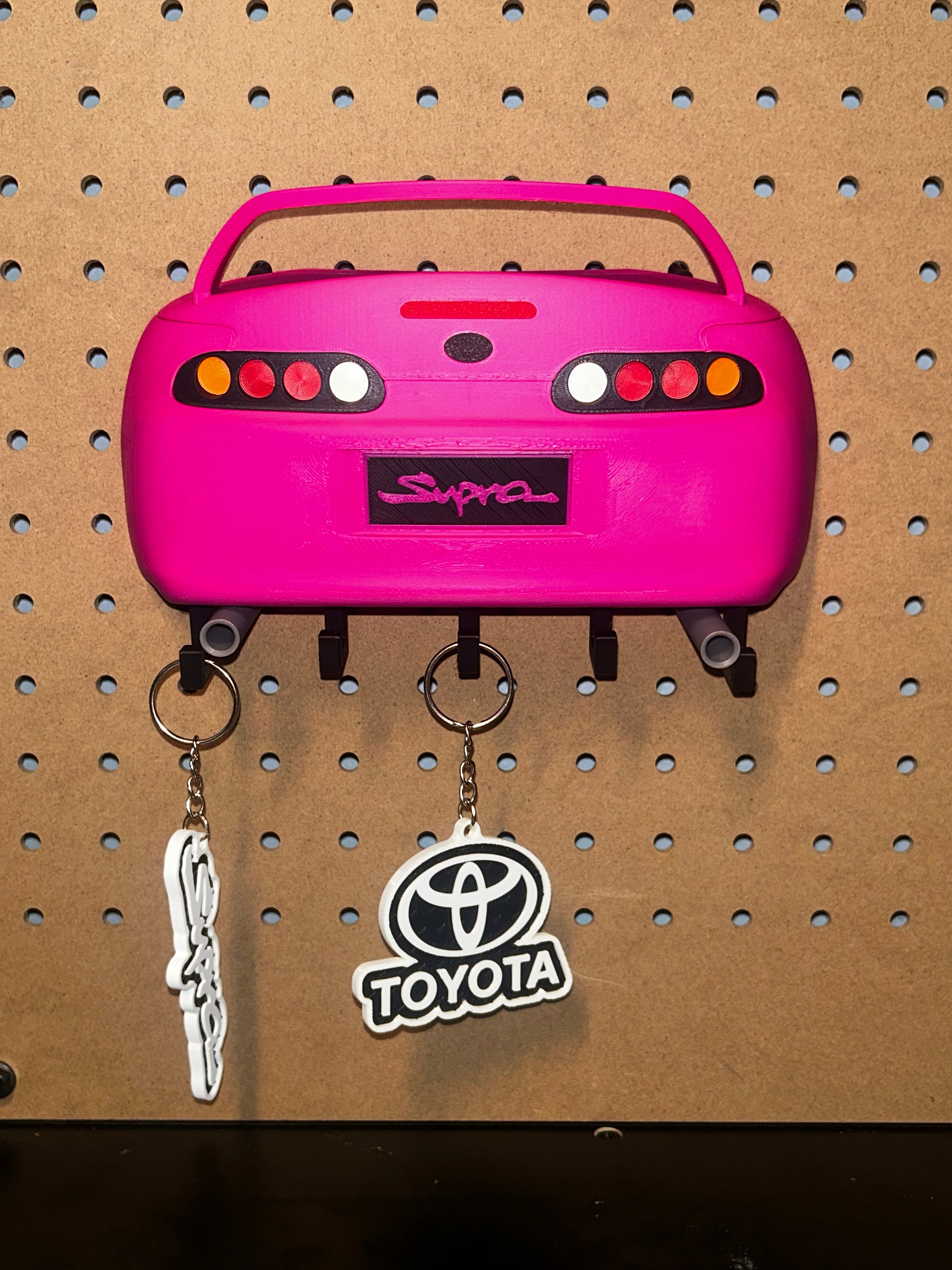 Office Garage Home Wall Key Hanger Compatible With Toyota Supra MK4