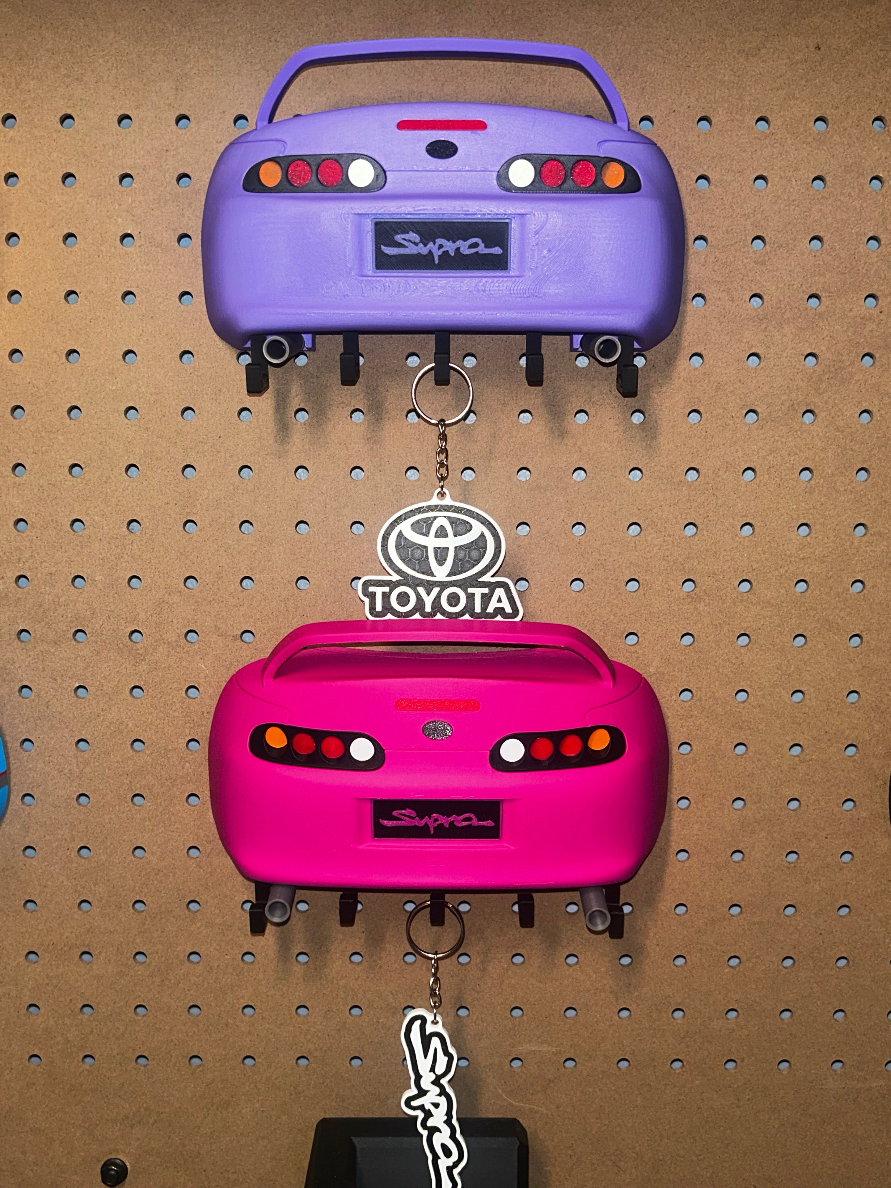 Office Garage Home Wall Key Hanger Compatible With Toyota Supra MK4