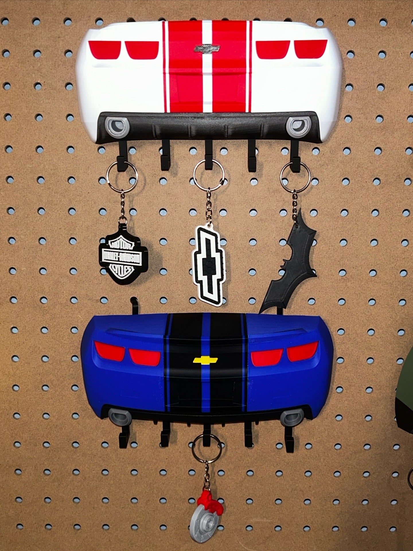 Office Garage Home Wall Key Hanger Compatible With Chevy Camaro